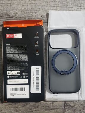 Torras O3 Fitness 360 Rotate Stand Case For  iPhone 17 Pro 6.3", Magsafe, Blue